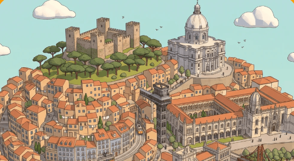 Lisbon illustration