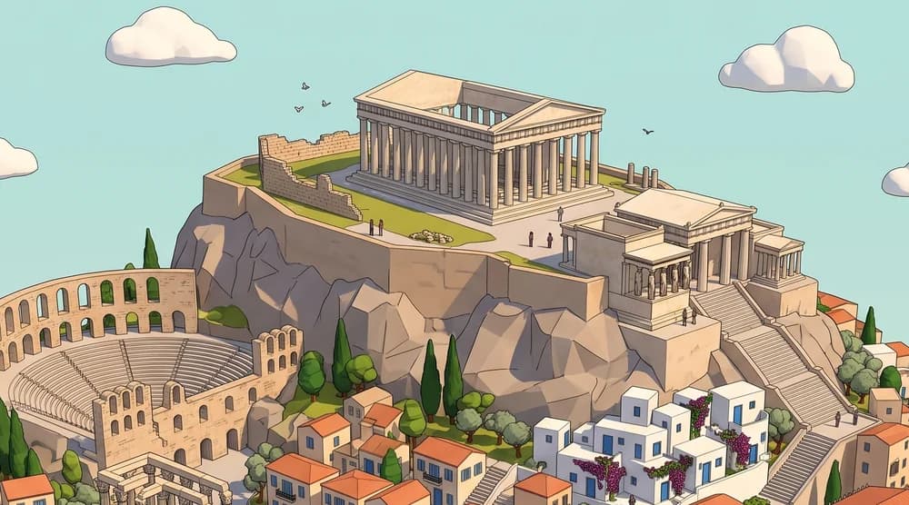 Athens illustration