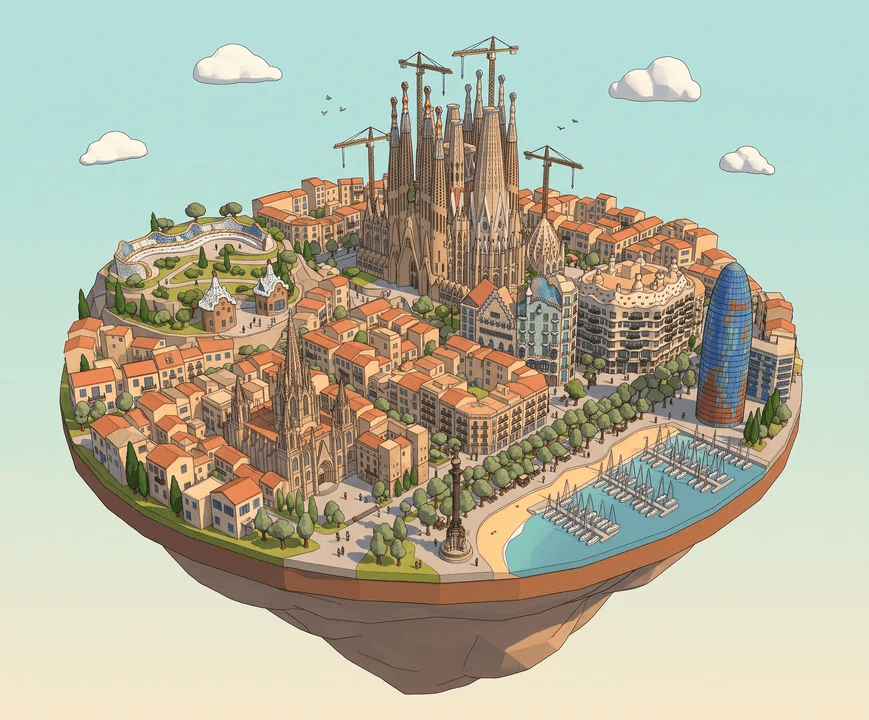 Illustrated Barcelona