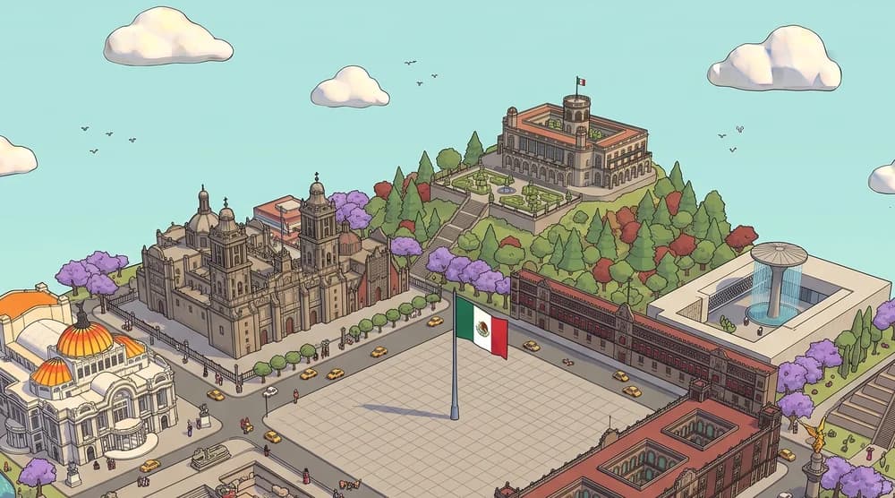 Mexico City illustration