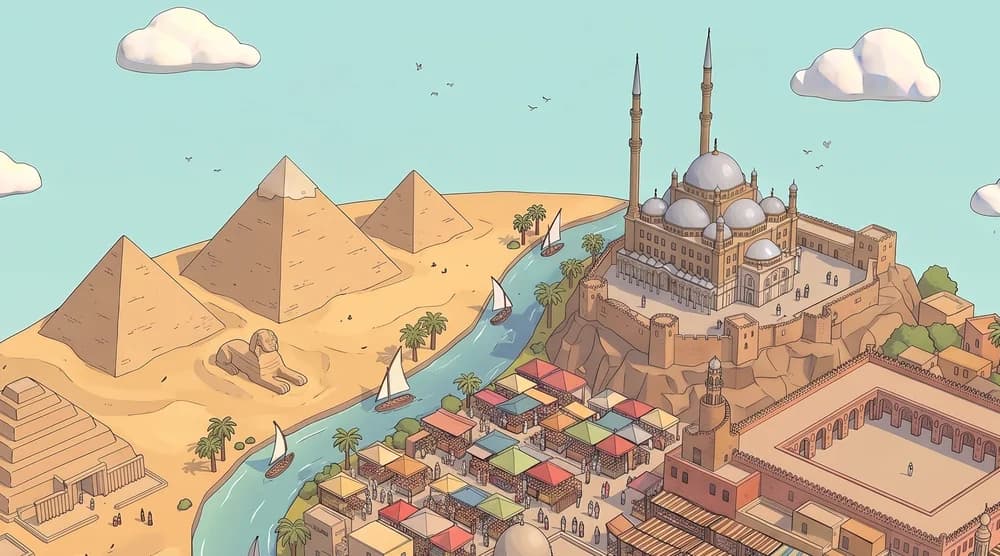 Cairo illustration