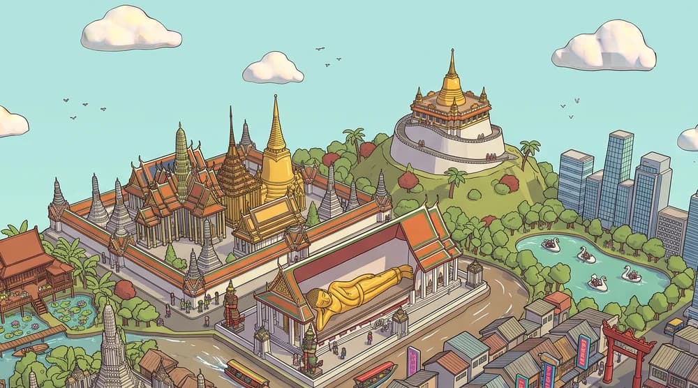 Bangkok illustration