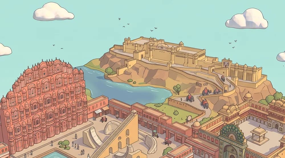 Jaipur illustration